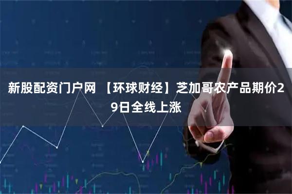 新股配资门户网 【环球财经】芝加哥农产品期价29日全线上涨